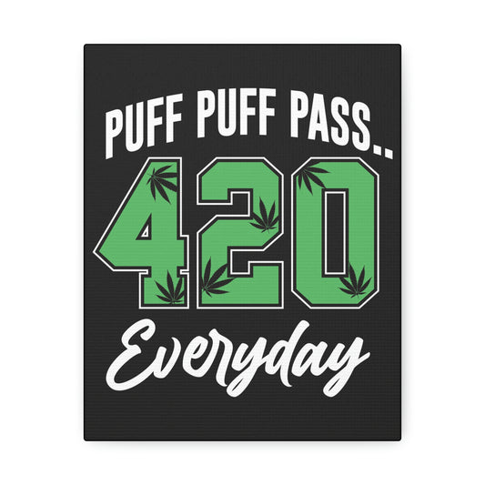 420 Stretched Canvas Legalize It